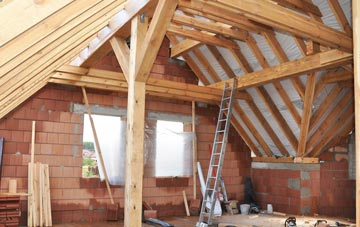 Bridge End attic trusses